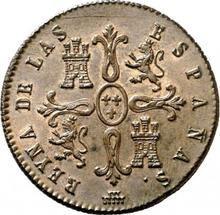 8 Maravedís 1838    "Denomination on obverse"
