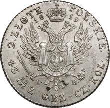 2 Zlote 1819  IB  "Large head"