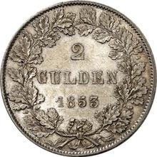 2 Gulden 1853   