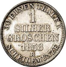 Silber Groschen 1858 B   (Birkenfeld)