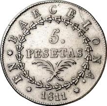 5 Pesetas 1811   