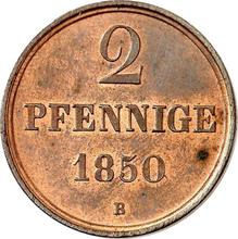 2 Pfennig 1850  B 
