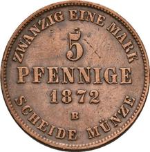 5 Pfennig 1872 B  