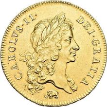 Five guineas 1668    "First laureated bust"