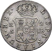 2 Reales 1824 S JB 