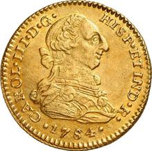 2 Escudos 1784 NR JJ 