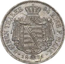 1/6 Thaler 1851  F 