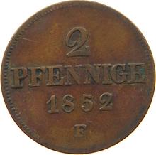 2 Pfennig 1852  F 
