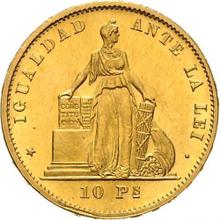 10 Pesos 1881 So  