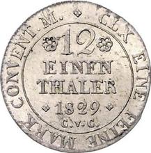 1/12 Thaler 1829  CvC 