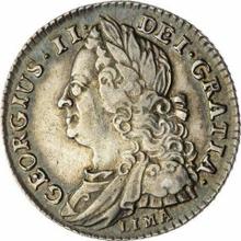 Sixpence 1745   LIMA "Old Head"