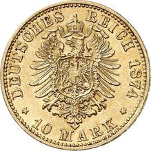 10 marcos 1874 E   "Sajonia"