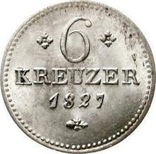 6 Kreuzer 1827   