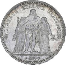 5 francos 1873 K   "Hércules"
