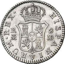 2 Reales 1782 M JD 