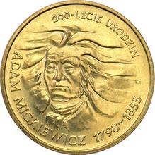 2 Zlote 1998 MW  ET "Adam Mickiewicz"