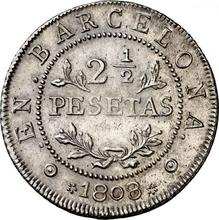 2 1/2 Pesetas 1808   