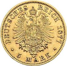 5 марок 1877 C   "Пруссия"