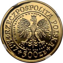500 Zlotych 2017 MW  NR "White-tailed eagle"