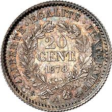 20 Centimes 1878 A  