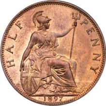 1/2 Penny 1897   TB