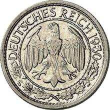 50 Reichspfennig 1930 E  