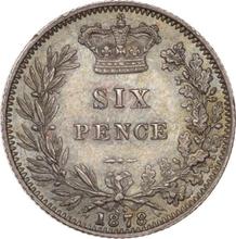 6 Pence 1878   