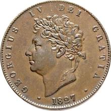 Halfpenny 1827   
