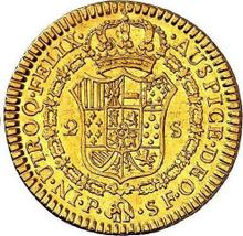 2 Escudos 1790 P SF 