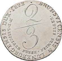 2/3 Thaler 1822 C  