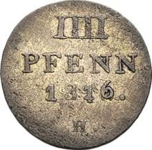 4 Pfennig 1816 H  