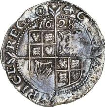 Sixpence 1628    "Second draped bust"