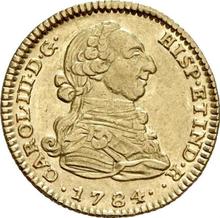 2 Escudos 1784 M JD 