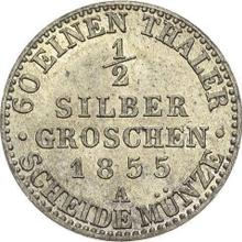 1/2 Silber Groschen 1855 A  