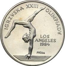 500 Zlotych 1983 MW  SW "Olympia Los Angeles 1984" (Probe)