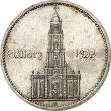 5 Reichsmark 1934 G   "Garrison Church (undated)"