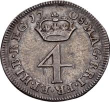 Fourpence (Groat) 1708   