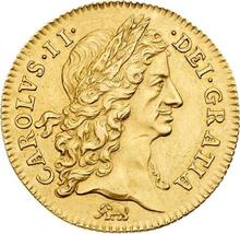 Guinea 1663    "First laureated bust"