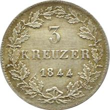 3 крейцера 1844   