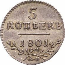 5 Kopeks 1801 СМ АИ 