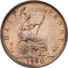 1/2 Penny 1880   