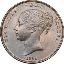 1 Penny 1851   WW