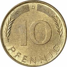 10 Pfennige 1971 D  