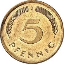 5 Pfennig 1979 J  