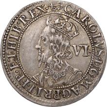 Sixpence no date (no-date-1639)    "Second issue Briot"
