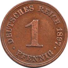1 Pfennig 1897 A  