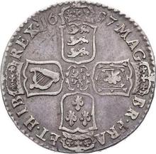 Halfcrown 1697 C   "Large Shields"