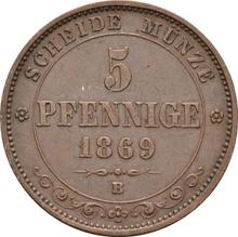 5 Pfennig 1869  B 