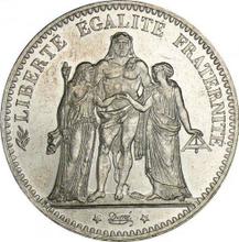 5 francos 1876 K   "Hércules"