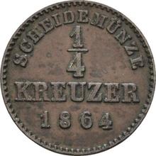 1/4 kreuzer 1864   